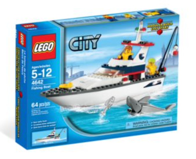 LEGO CITY - 4642 - Harbor Fishing Boat USAGÉ / USED