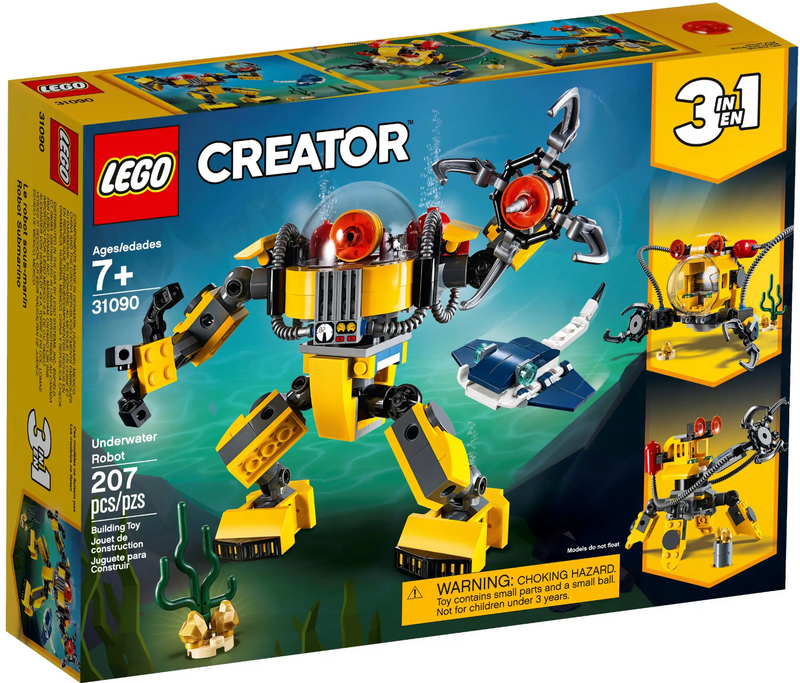 LEGO CREATOR - 31090 - Underwater Robot USAGÉ / USED