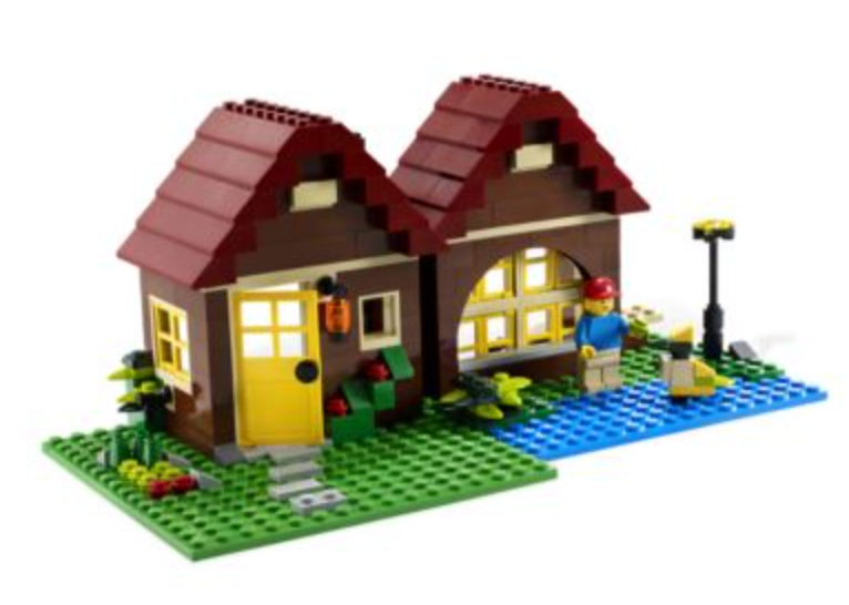 LEGO CREATOR - 5766 - Log Cabin USAGÉ / USED