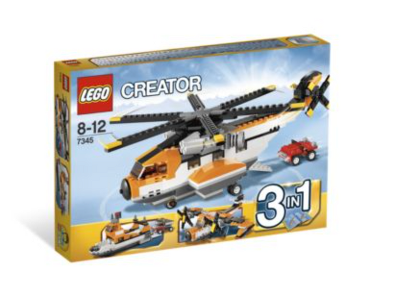 LEGO Creator - 7345 - Transport Chopper USED / USAGÉ