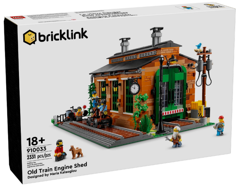 LEGO Bricklink - 910033 - Old Train Engine Shed