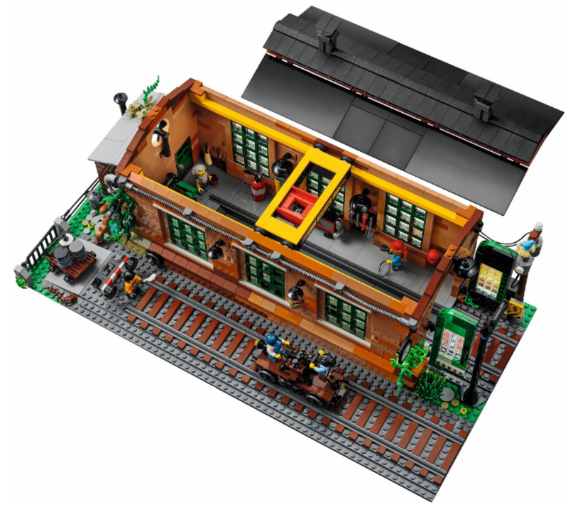 LEGO Bricklink - 910033 - Old Train Engine Shed