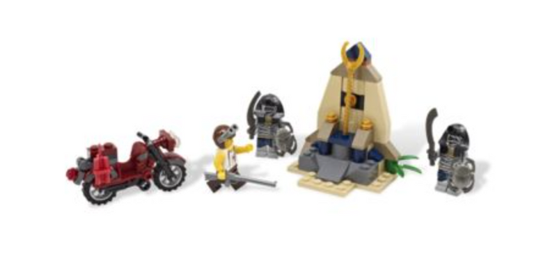 LEGO Pharaoh's Quest - 7306 - Golden Staff Guardians USED / USAGÉ