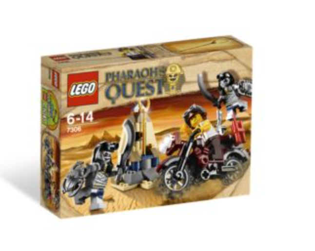 LEGO Pharaoh's Quest - 7306 - Golden Staff Guardians USED / USAGÉ