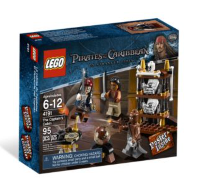 LEGO Pirates of the Caribbean - 4191 - Captain's Cabin USED / USAGÉ