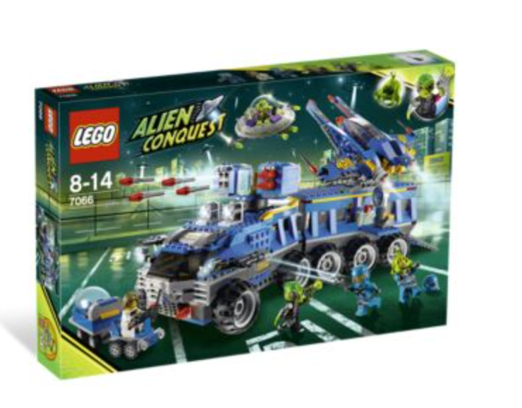 LEGO Alien Conquest - 7066 - Earth Defense HQ USED / USAGÉ