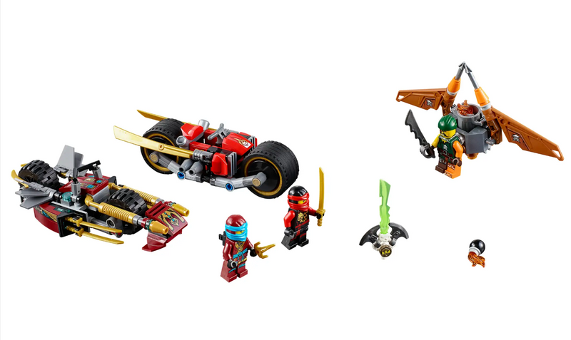 LEGO Ninjago - 70600 - Ninja Bike Chase USED/USAGÉ