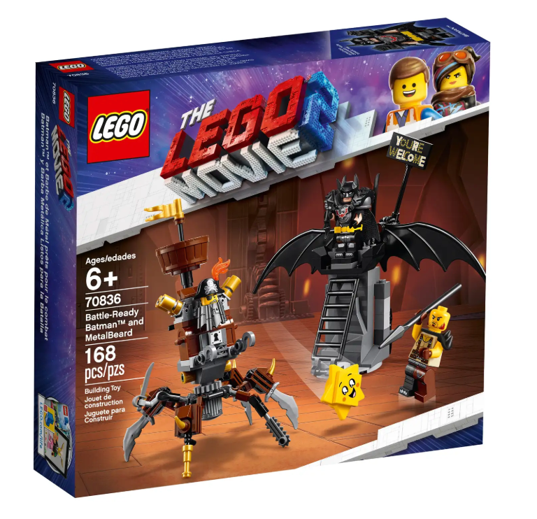 LEGO The Lego Movie 2 - 70836 - Battle-Ready Batman™ and MetalBeard