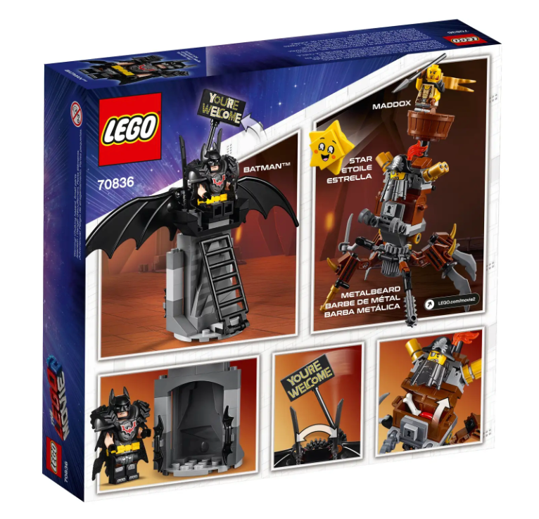 LEGO The Lego Movie 2 - 70836 - Battle-Ready Batman™ and MetalBeard