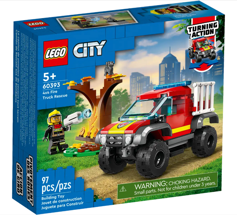 LEGO City - 60393 - 4x4 Fire Truck Rescue