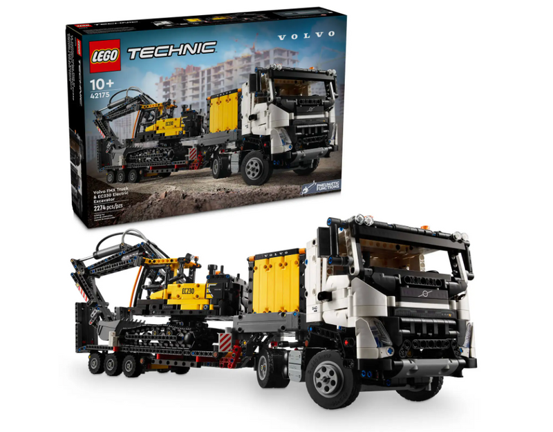 LEGO Technic - 42175 - Volvo FMX Truck & EC230 Electric Excavator