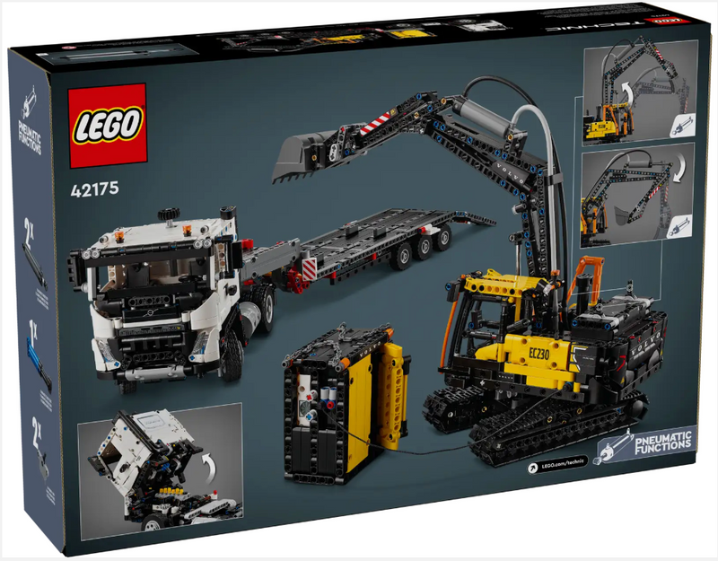 LEGO Technic - 42175 - Volvo FMX Truck & EC230 Electric Excavator