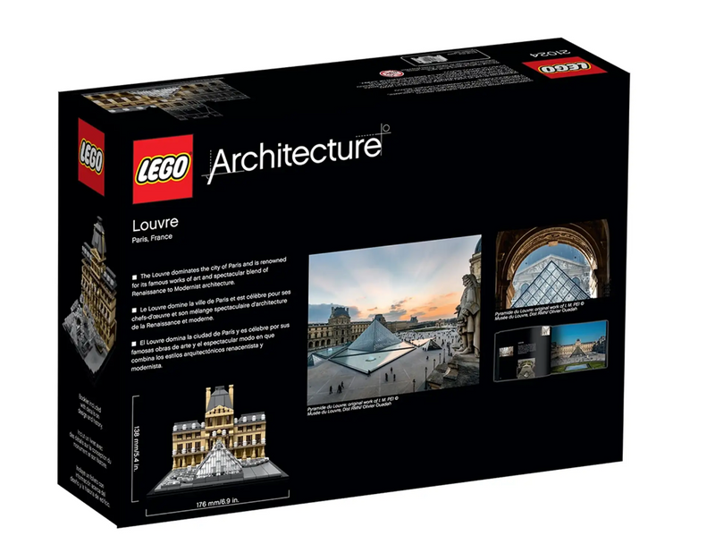 LEGO Architecture - 21024 - Louvre - USAGÉ / USED