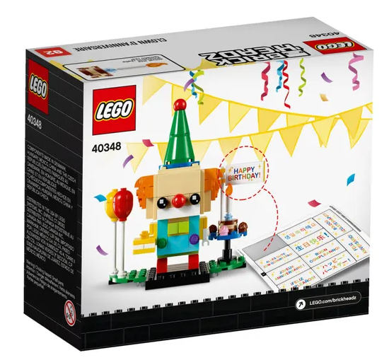 LEGO BrickHeadz - 40348 - Birthday Clown