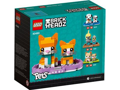 LEGO Brickheadz - 40480 - Les animaux domestiques Ginger Tabby