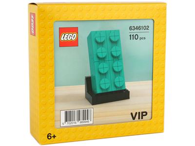 LEGO Promo -6346101 - Buildable 2x4 Teal Brick