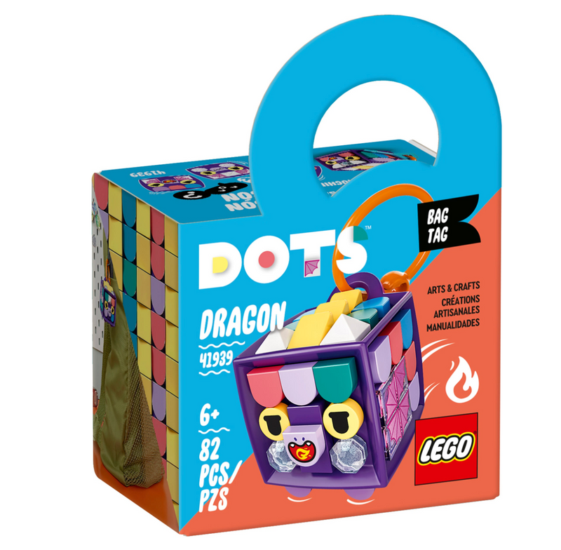LEGO DOTS - 41939 - Étiquette de sac Dragon