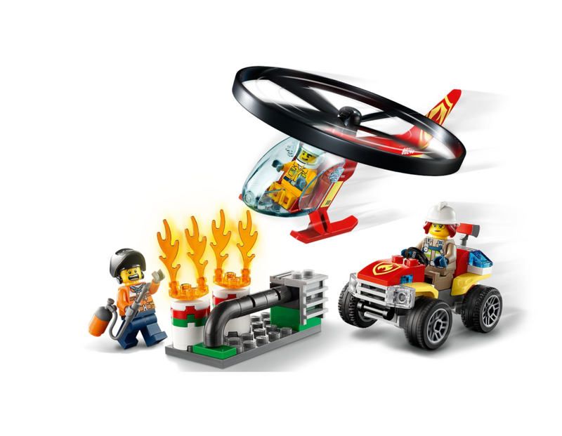 LEGO CITY - 60248 - L'intervention de l'hélicoptère de pompiers
