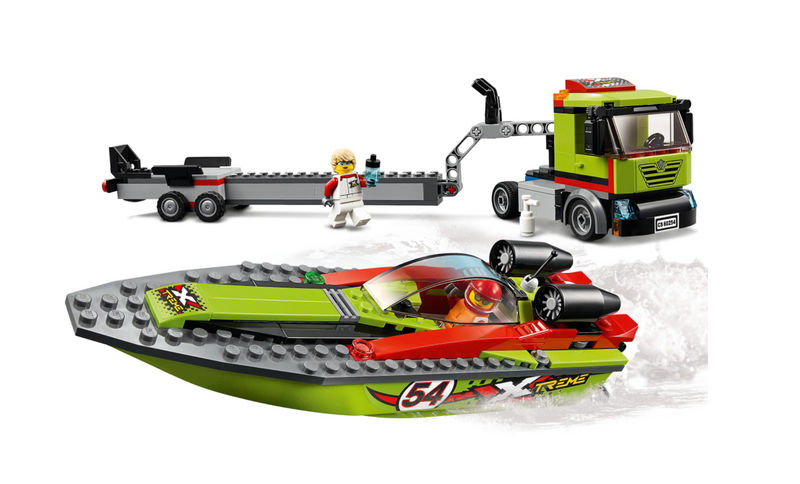 LEGO CITY  - 60254 - Race Boat Transporter
