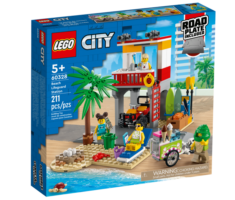 LEGO CITY - 60328 - Poste de secours sur la plage 