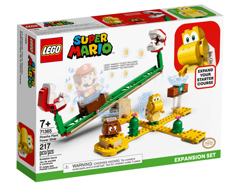 LEGO Super Mario - 71365 - Ensemble d'extension du toboggan de l'usine Piranha