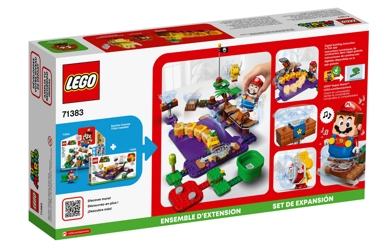 LEGO Super Mario - 71383 - Ensemble d'extension Le marais empoisonné de Wiggler
