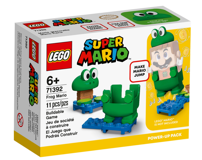 LEGO Super Mario - 71392 - Pack de mise sous tension Mario Grenouille
