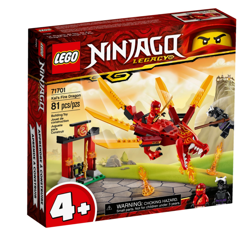 LEGO NINJAGO Legacy Fire Dragon Attack Building Toy Italy