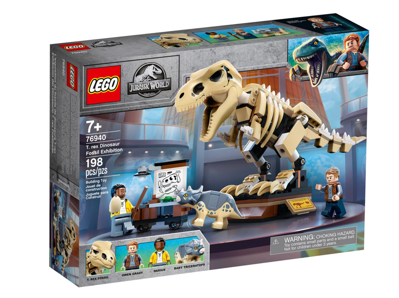 LEGO JURASSIC WORLD - 76940 - T. rex Dinosaur Fossil Exhibition