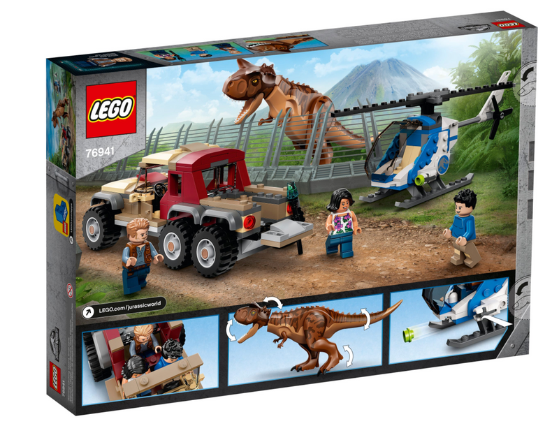 LEGO JURASSIC WORLD - 76941 - La poursuite du dinosaure carnotaure