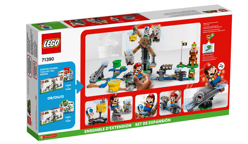 LEGO Super Mario - 71390 - Ensemble d'extension Le renversement de Reznor
