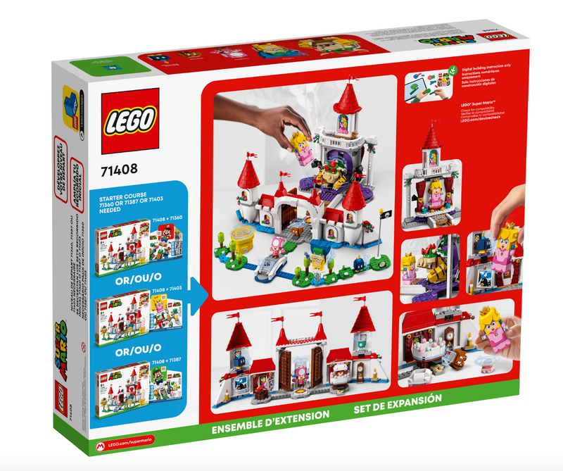 LEGO - SUPER MARIO - 71408 - Peach’s Castle Expansion Set - USAGÉ / USED
