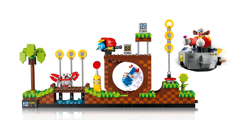LEGO Ideas - 21331 - Sonic l'hérisson™ – Zone de Green Hill