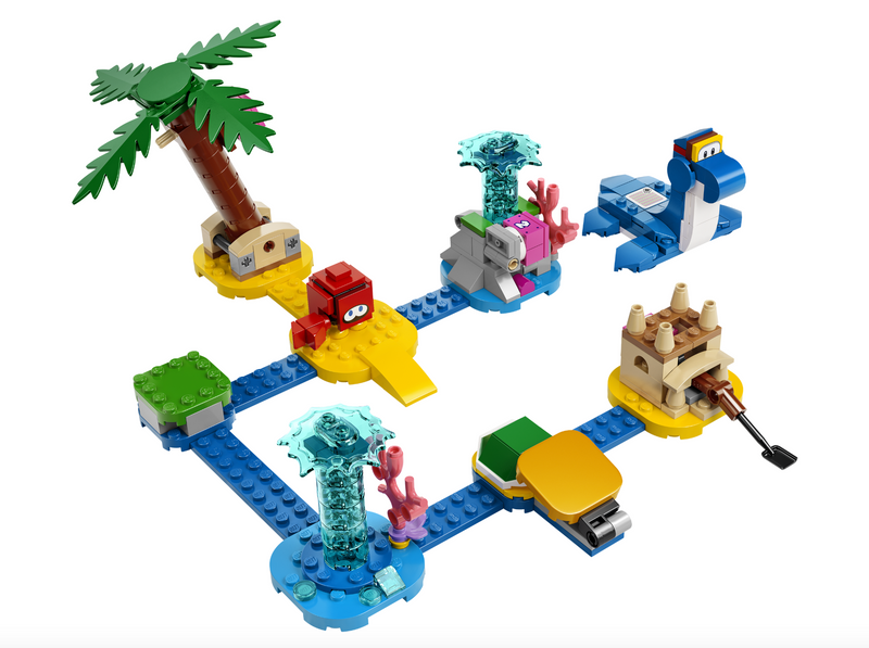 LEGO SUPER MARIO - 71398 - Ensemble d'extension Le front de mer de Dorrie