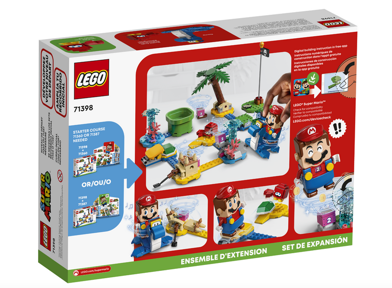 LEGO SUPER MARIO - 71398 - Dorrie’s Beachfront Expansion Set