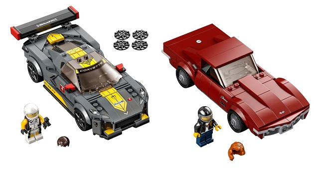 LEGO Speed Champions - 76903 - Chevrolet Corvette C8.R Race Car and 1969 Chevrolet Corvette