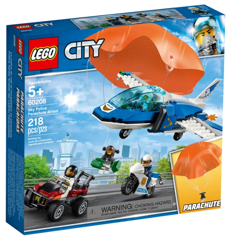 LEGO City - 60208 - Sky Police Parachute Arrest