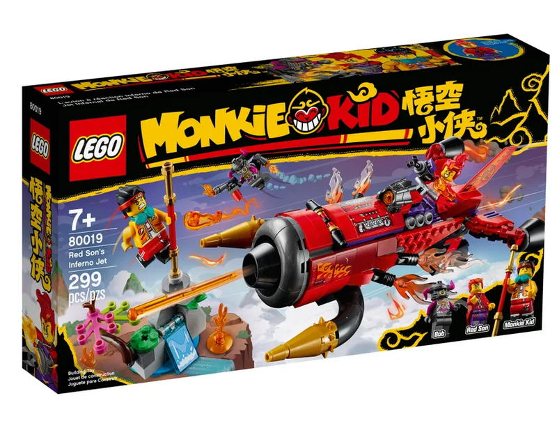 LEGO Monkie Kid - 80019 - Red Son's Inferno Jet