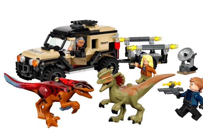LEGO jurassic World - 76951 - Pyroraptor & Dilophosaurus Transport