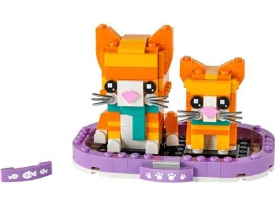 LEGO Brickheadz - 40480 - Les animaux domestiques Ginger Tabby