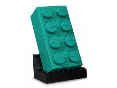 LEGO Promo -6346101 - Buildable 2x4 Teal Brick